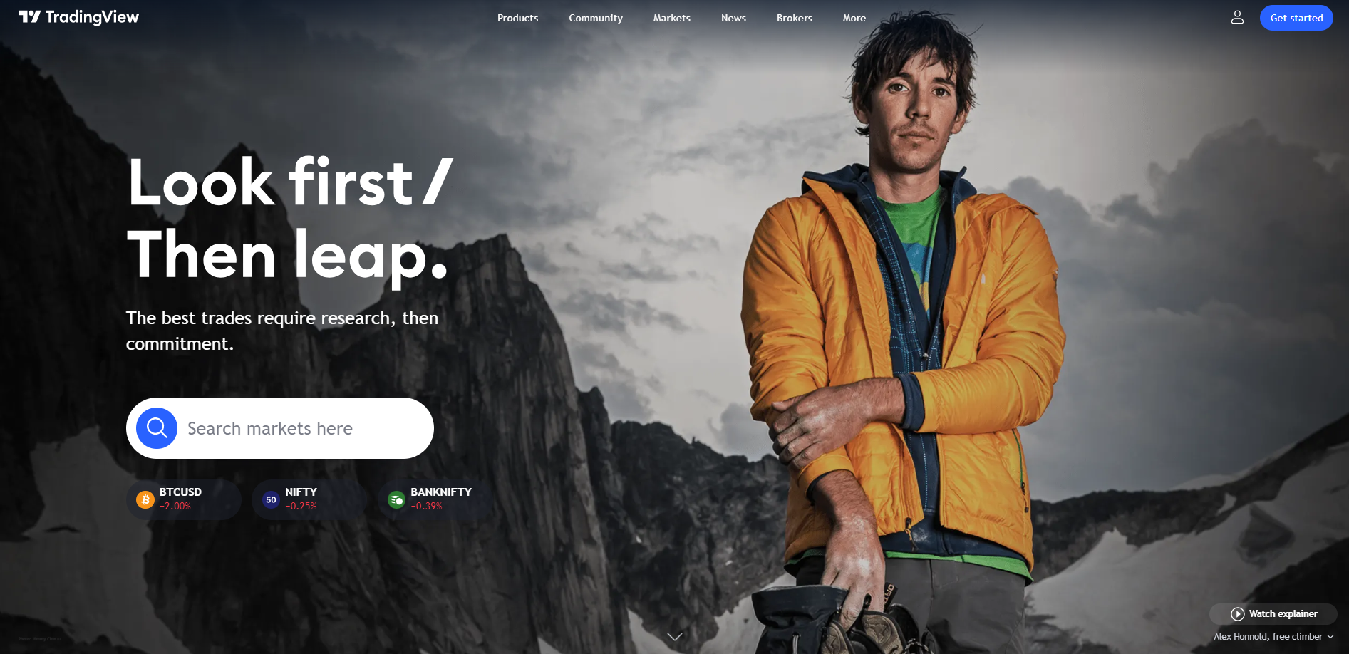 TradingView website